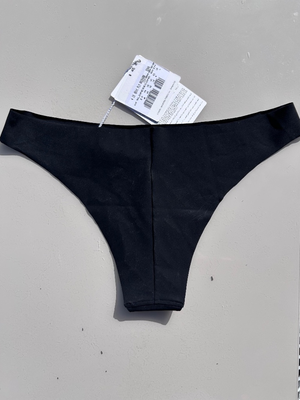 La Perla + My Brands Second Skin Medium Brief Thong Black - NWT